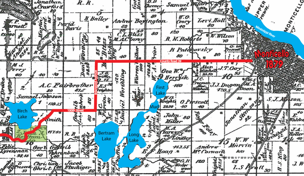 BRIARWOOD MAP 1879